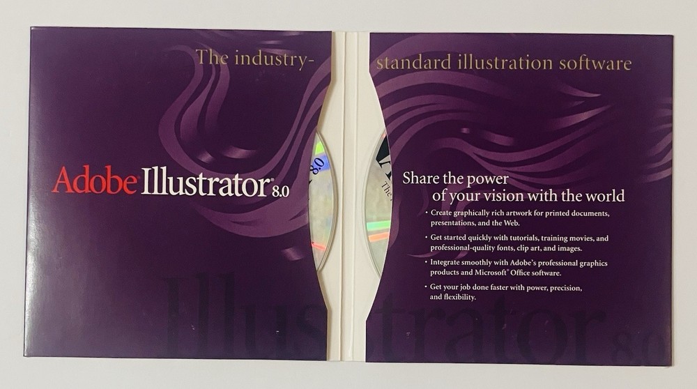 Adobe Illustrator 8.0 Upgrade (Macintosh) 2-Disc Set | Application + Training CD