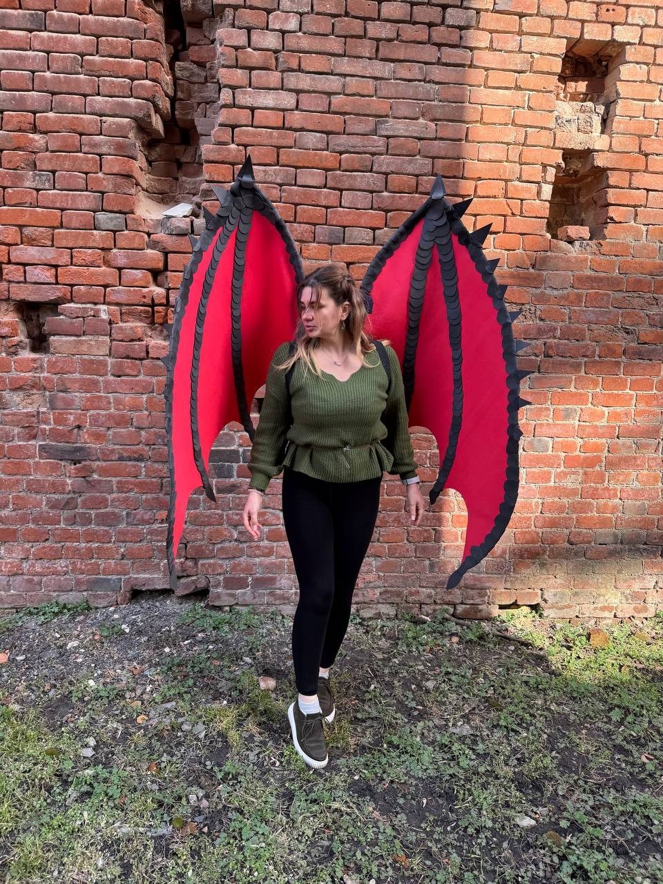 ed Dragon Wings Cosplay Large Demon Bat Wings Gothic Costume Adult Fursuit