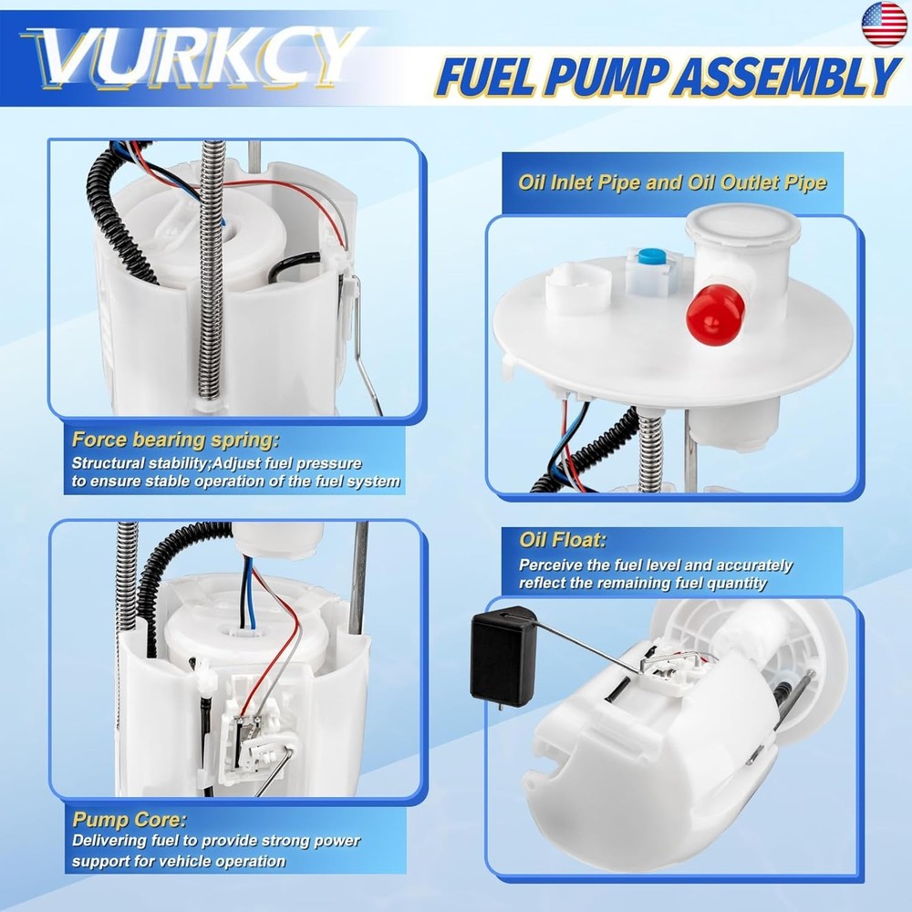 Electric Fuel Pump Module Assembly Compatible with 2009-2018 Toyota Corolla,