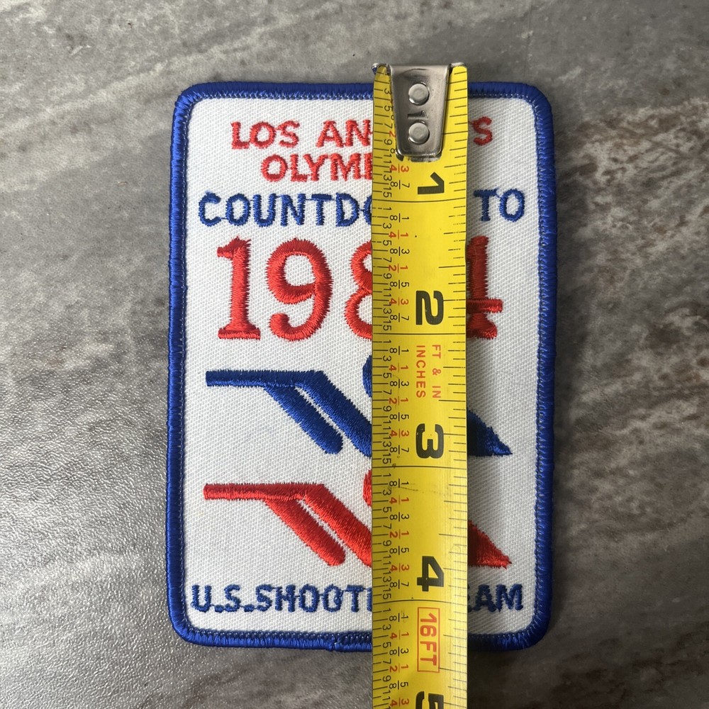 PATCH- Los Angeles Olympics Countdown To 1984 U. S. Shooting Team