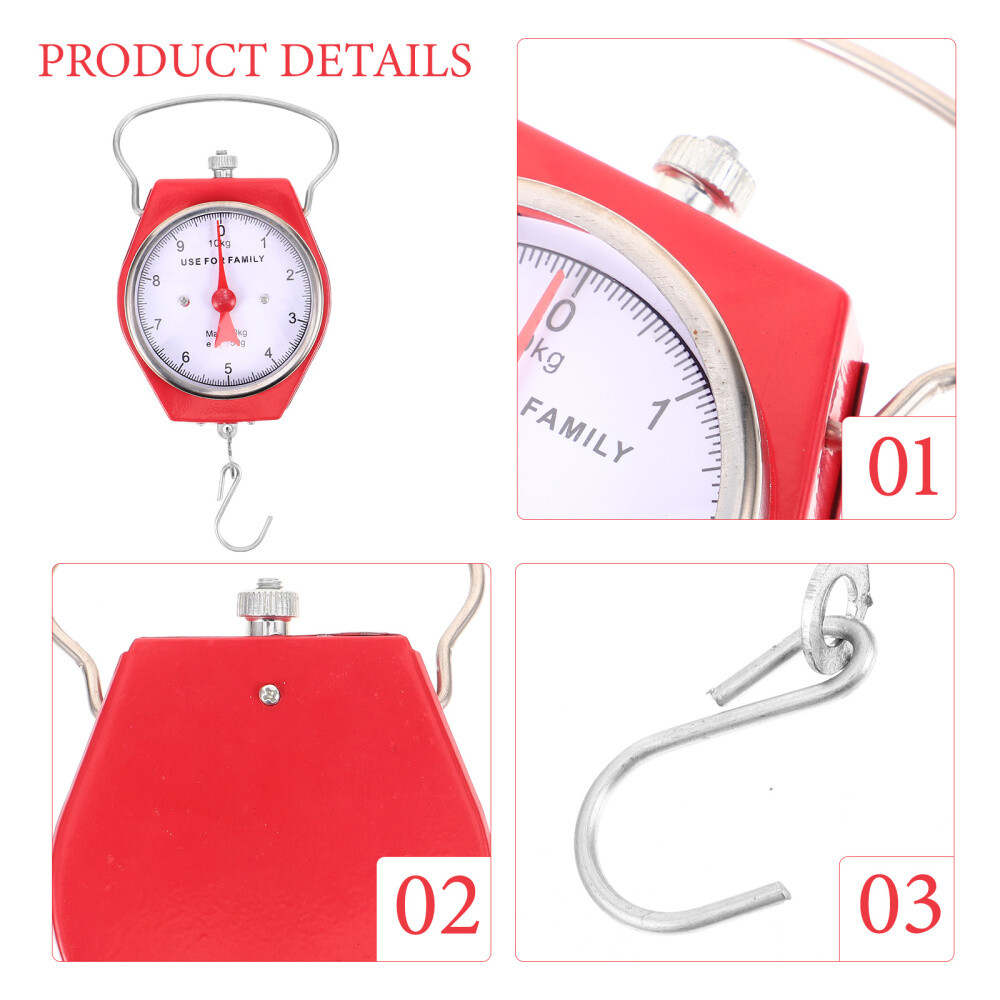 Mechanical Hanging Scale Spring Dial Weight Mechanical Spring Scale 10kg