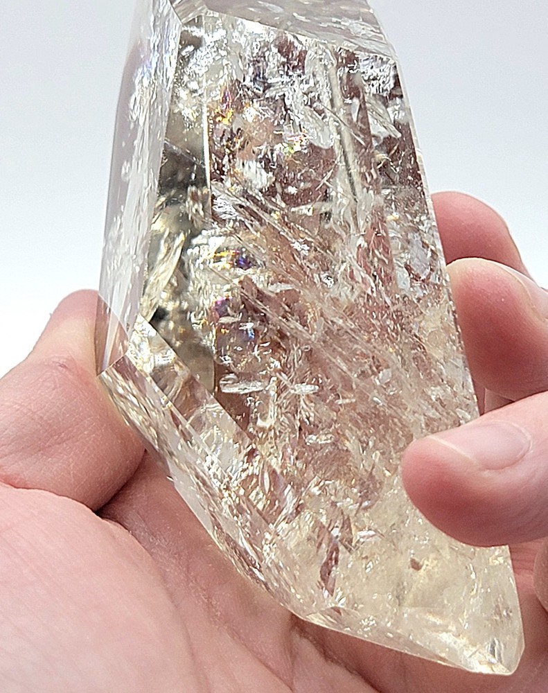 Clear Quartz Freeform with Stand- WYSIWYG