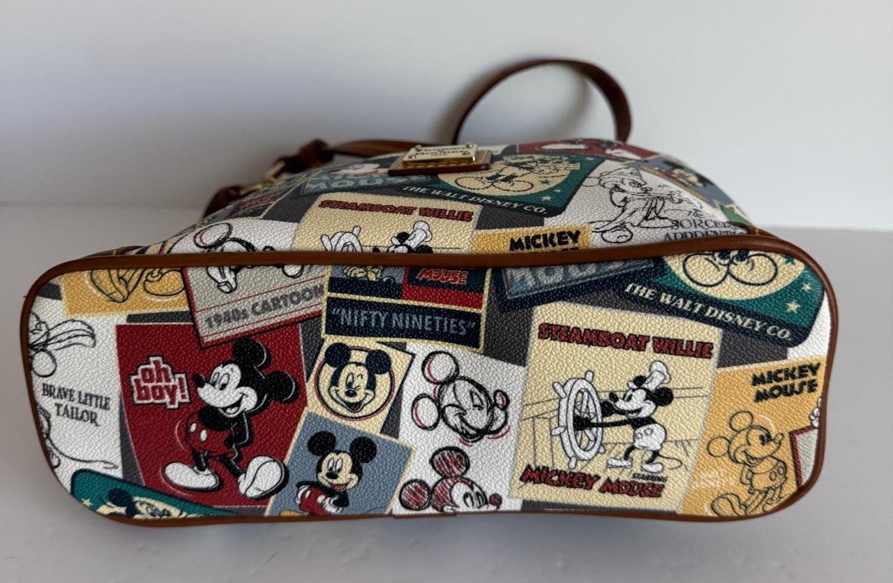 Disney Dooney & Bourke Mickey Through the Years 2016 Handbag Read Description