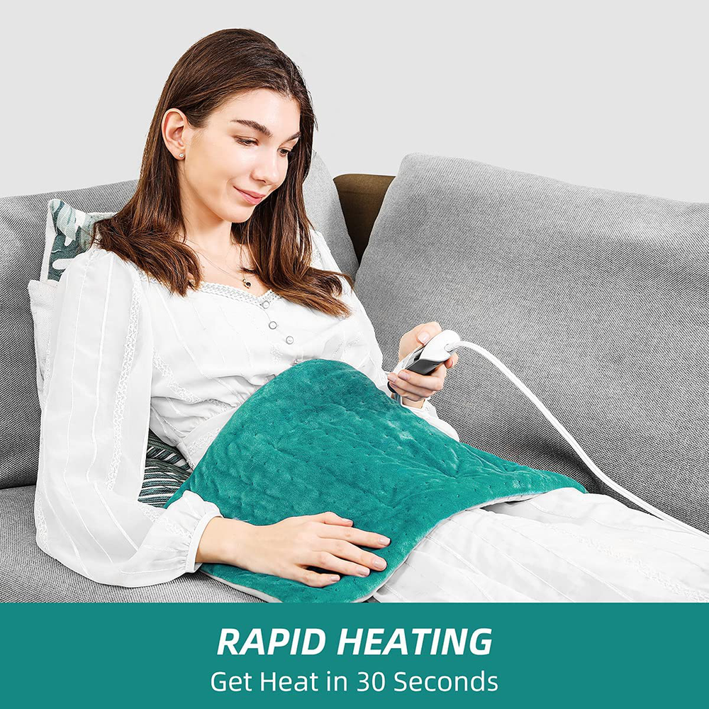 LCD Digital Controller Extra Large Heating Pads with Auto Shut Off for Back Pain
