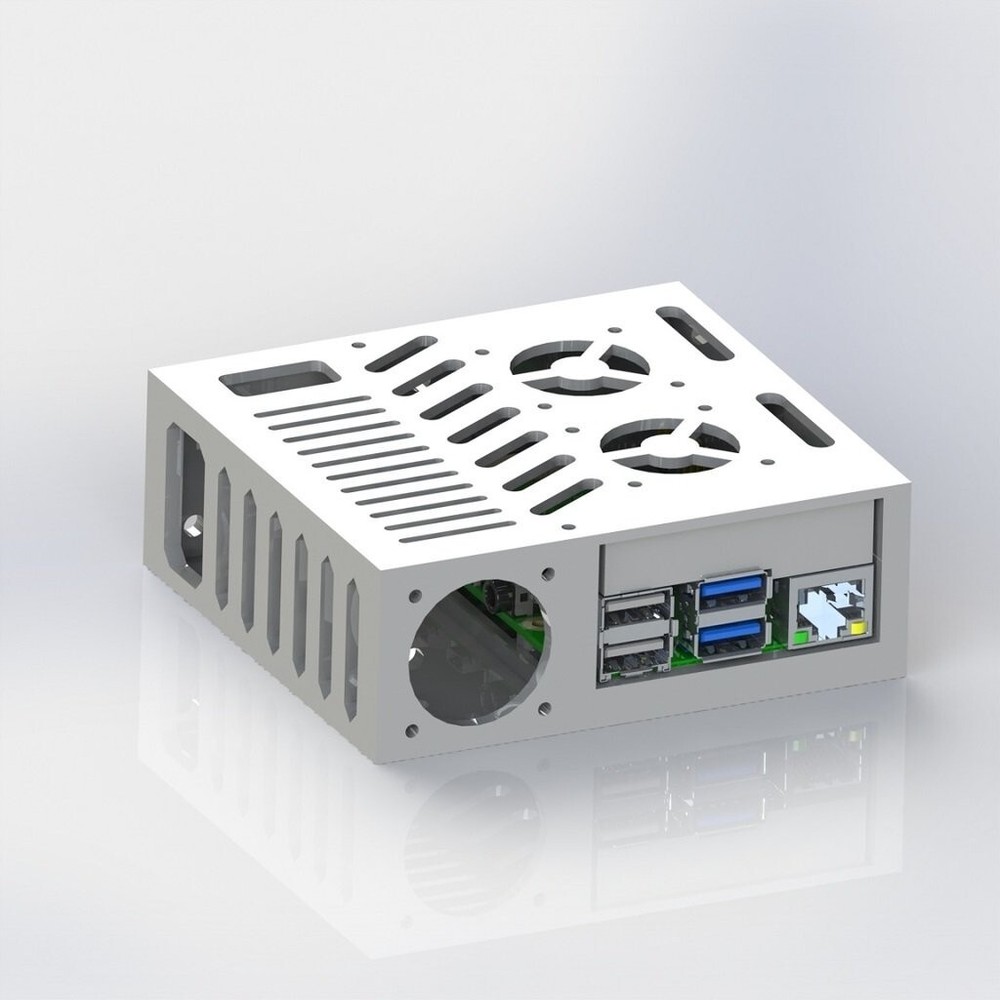 3D Printed Raspberry Pi 4 Case by Gaisa3D