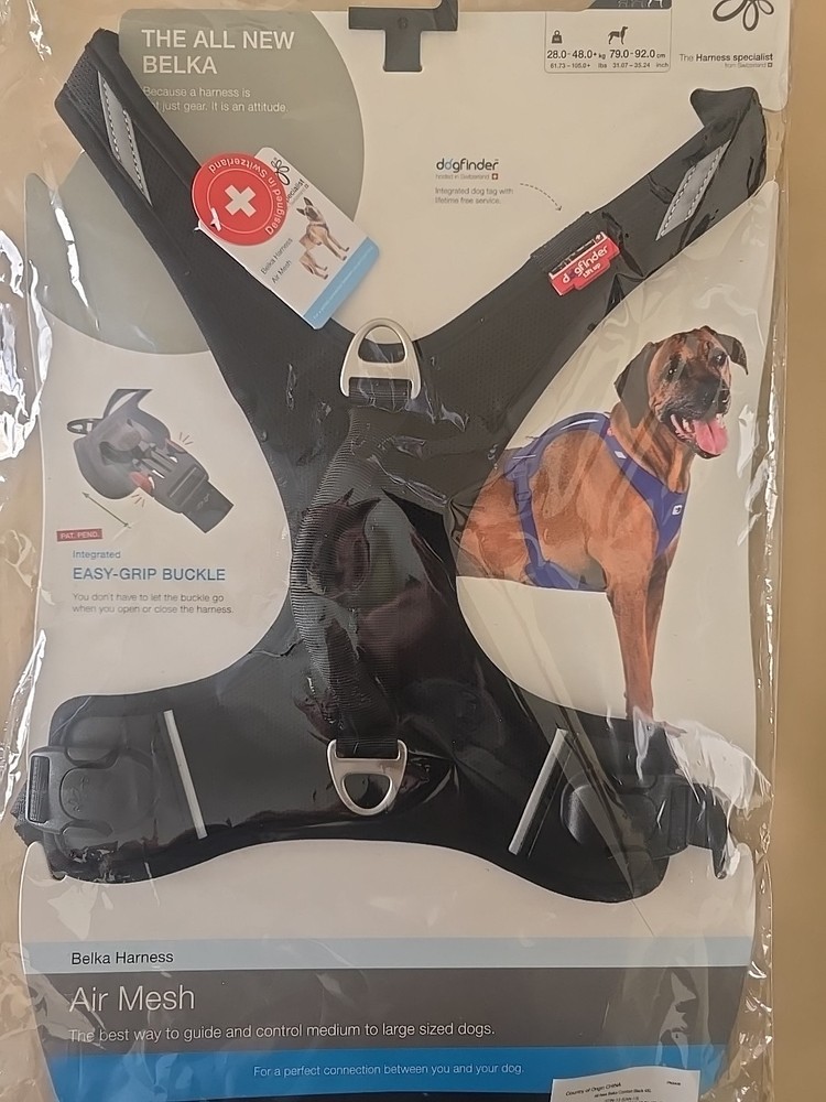 Curli Belka Harness Black 4XL