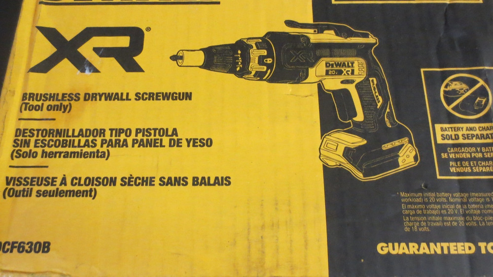 DEWALT 20V Max Drywall Screwgun, Tool Only (DCF630B)