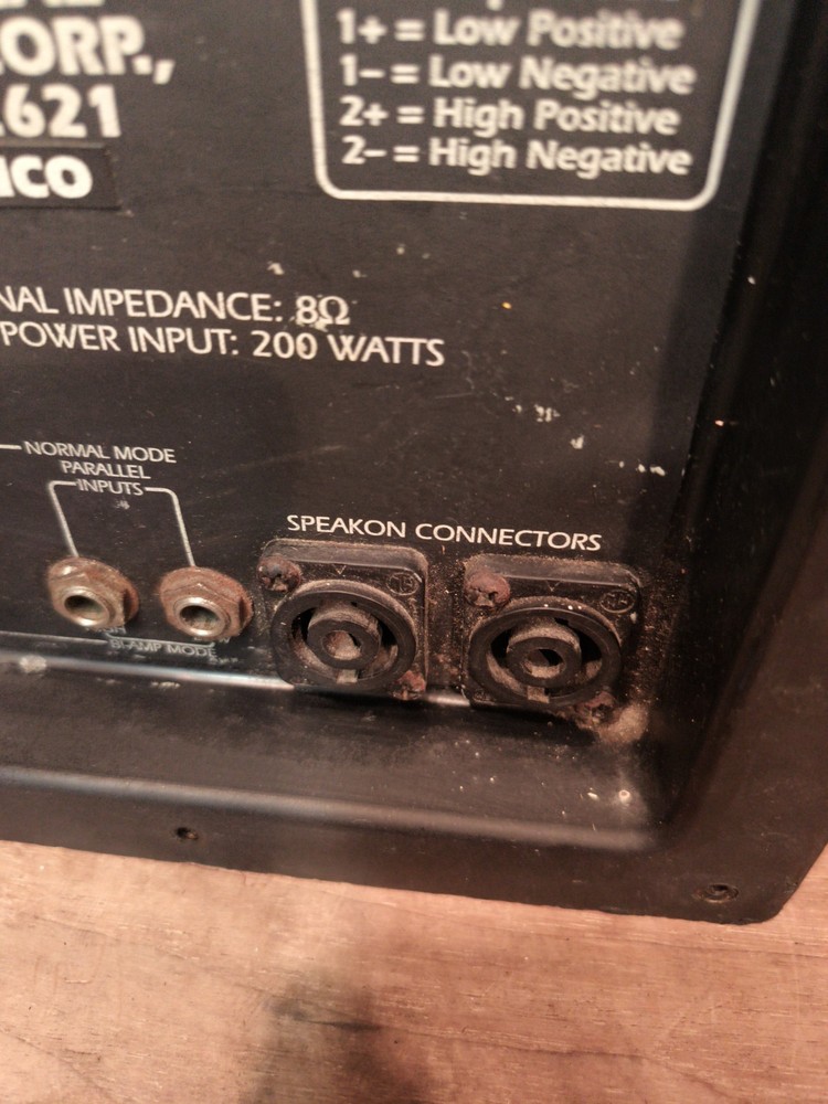 Fender 2912 Speaker Hookup, Untested