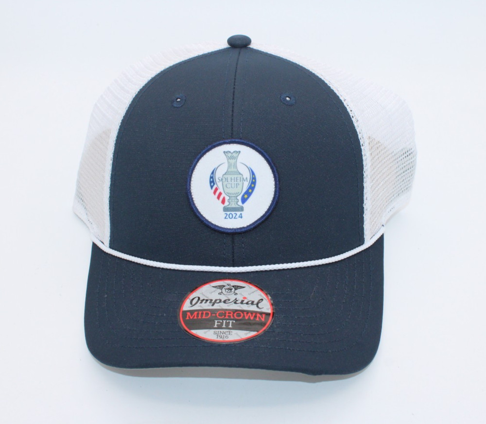 NEW Imperial Solheim Cup 2024 Meshback Performance Adjustable Golf Hat Cap