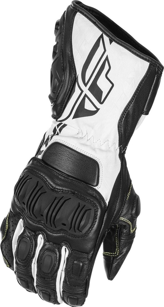 Fly Racing FL-2 Gloves (3X-Large) (Black/White)