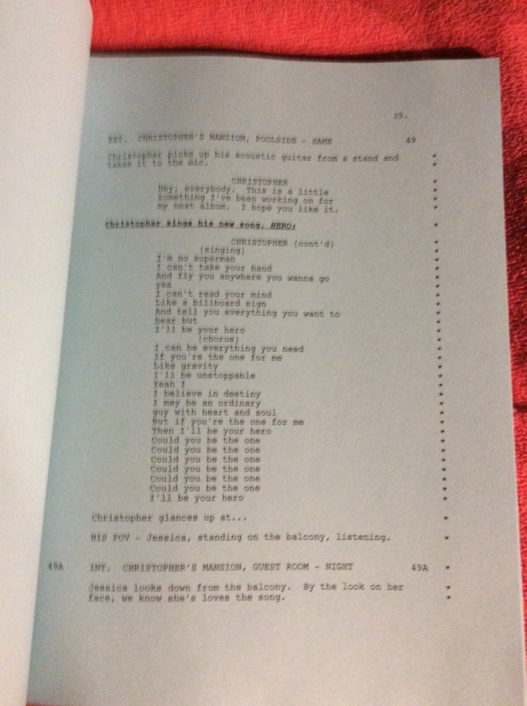 ORIGINAL SCRIPT STARSTRUCK STERLING KNIGHT BRANDON SMITH DANIELLE CAMPBELL