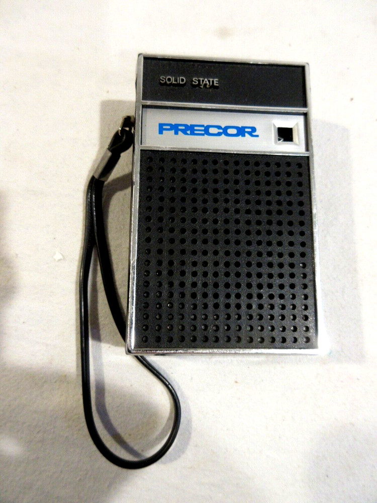 Vintage Precor Solid State AM Transistor Radio