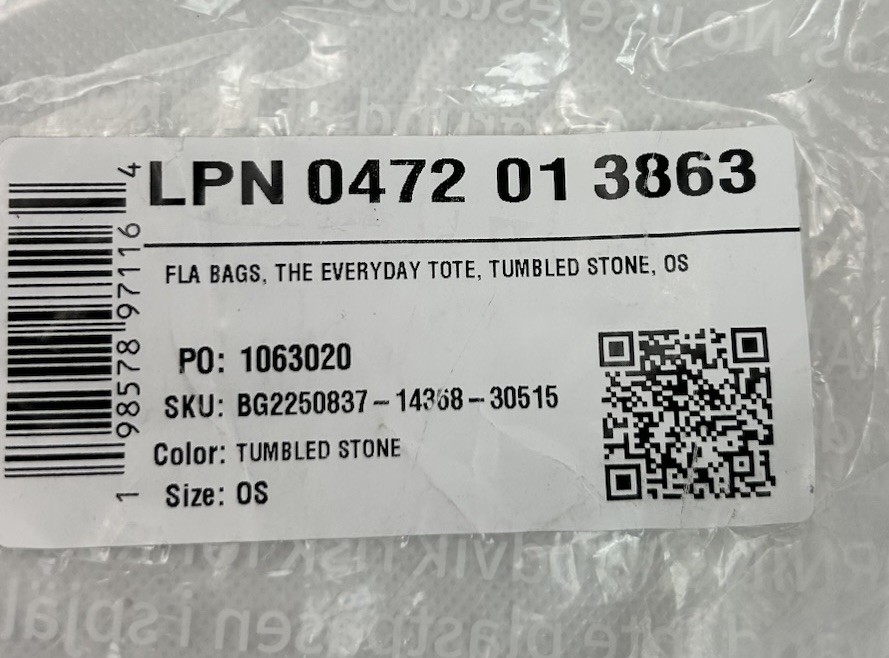 Fabletics The Everyday Tote - Tumbled Stone