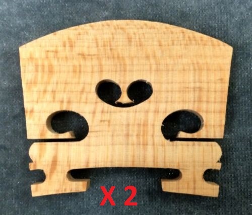 TWO High Quality Violin Bridges 4/4 Full Size