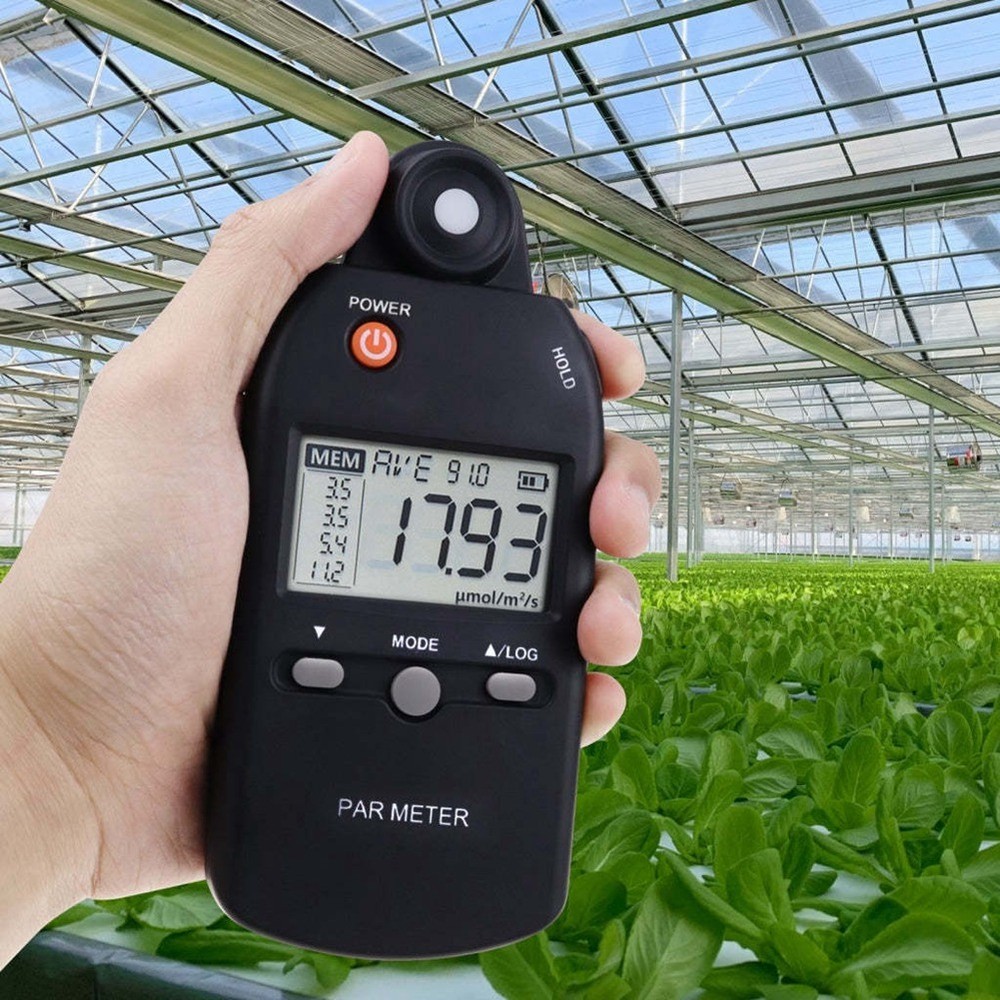 PAR Meter, Illuminance Meter, PPFD Quantum Sensor, Full Spectrum Au5785