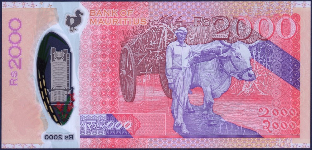 MAURITIUS - P67b - 2000 Rupees - POLYMER - 2022 - UNC