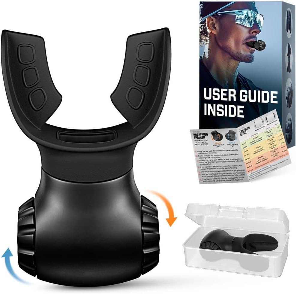 New Version Lung Trainer - Dual-Mode Lung Exerciser - Portable Breath Trainer fo
