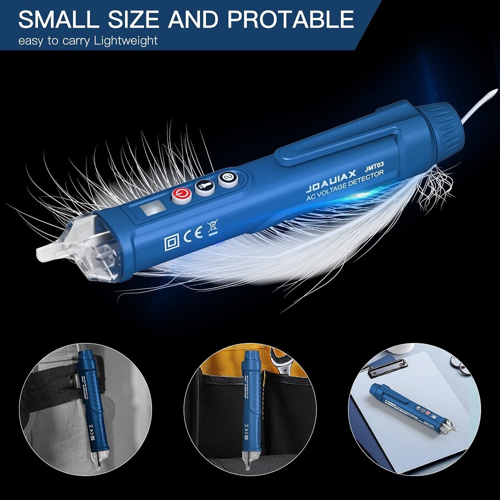 Non-Contact Voltage Tester,Electrical Voltage Detector Pen Null/Live Wire Tes...