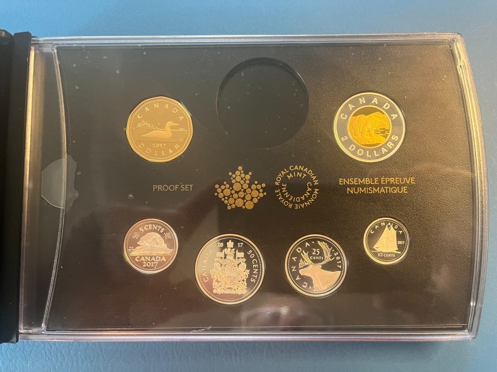 2017 Canada Proof Silver Set 150th Anniversary Confederation Partial