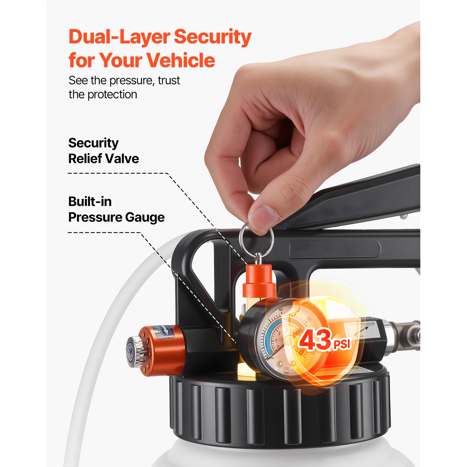 Uimoso Transmission Fluid Pump 2.11 Gal Dual-Function ATF Refill System