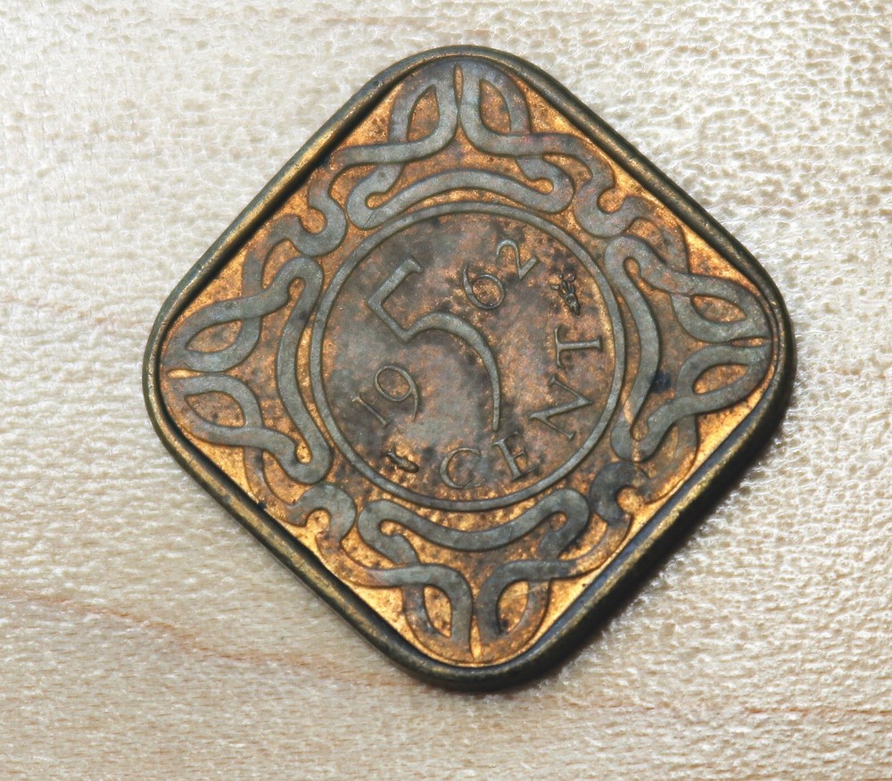 1962 Suriname 5 Cents