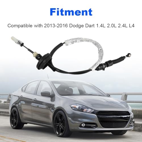 Automatic Transmission Shift Cable Compatible with 2013-2016 Dodge Dart 1.4L