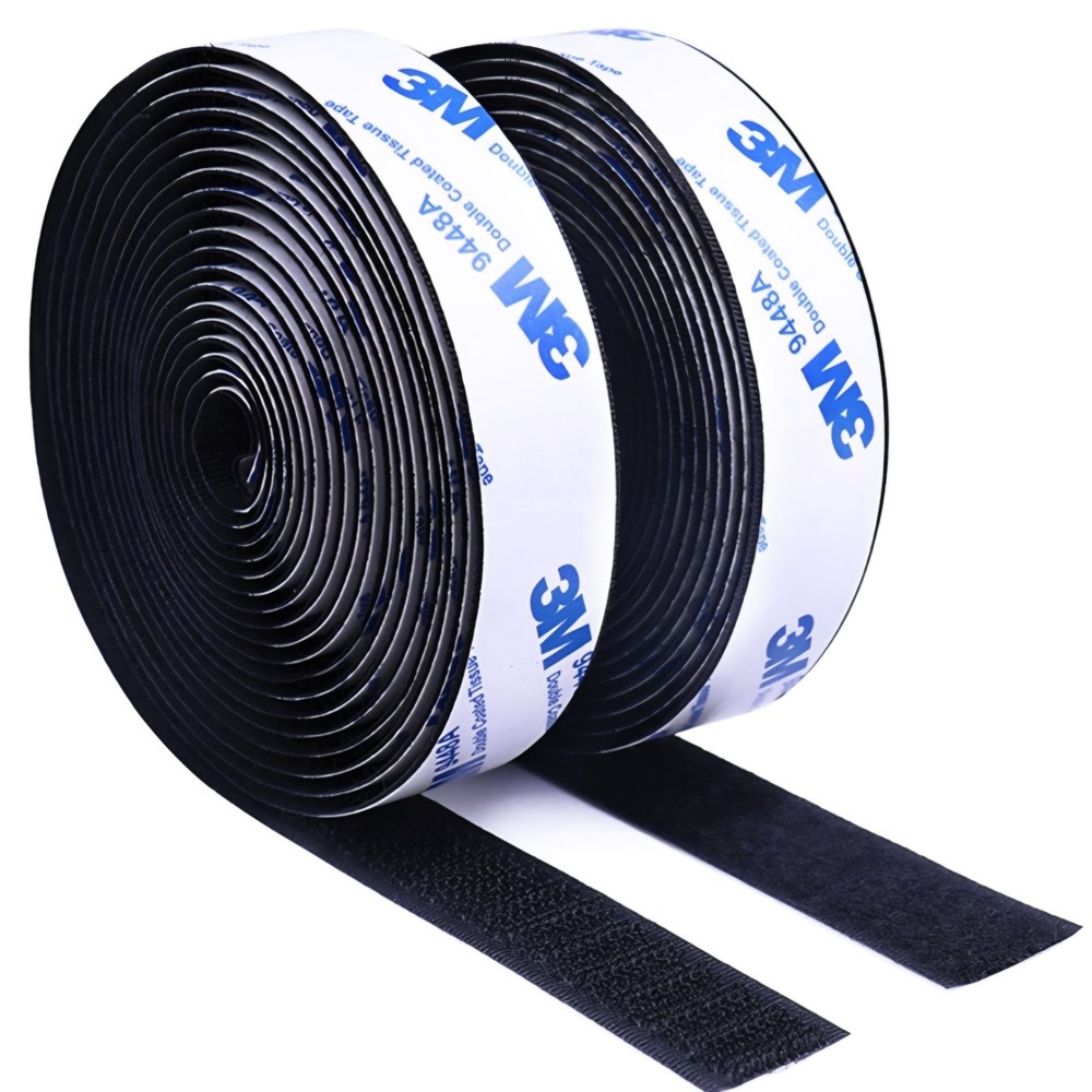 3M Hook and Loop Self Adhesive Tape 1" X 20Ft 9448A Sticky Back Interlocking Nyl