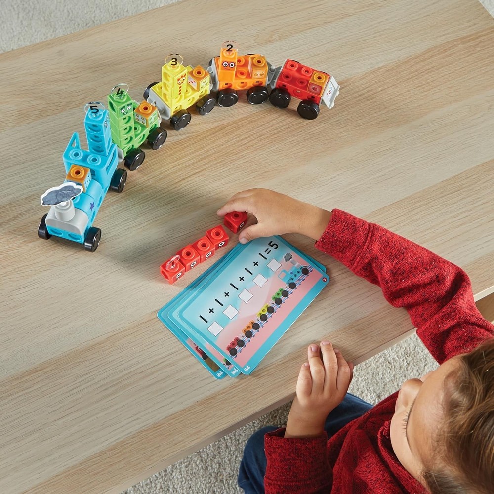 Interactive Numberblocks Express Train Activity Set - 21 MathLink Cubes Included