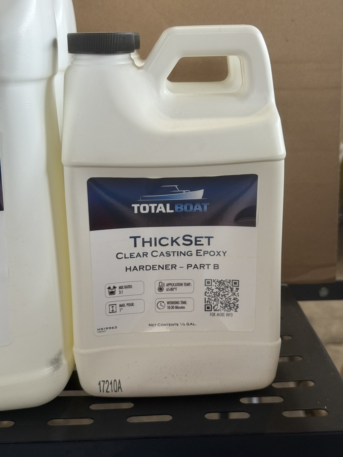 TotalBoat Thickset Clear Casting Epoxy Kit 2.6 Gallons