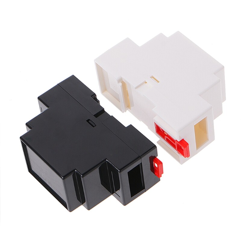 2 Pcs 88x37x59mm Plastic Electronics Box Project for Case DIN PLC Junction