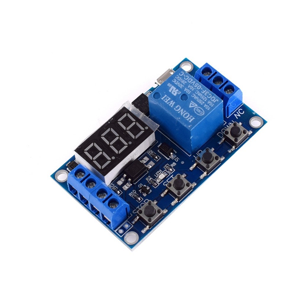 DC 6-30V Support Micro-USB 5V LED Display Automation Cycle Delay Timer4033