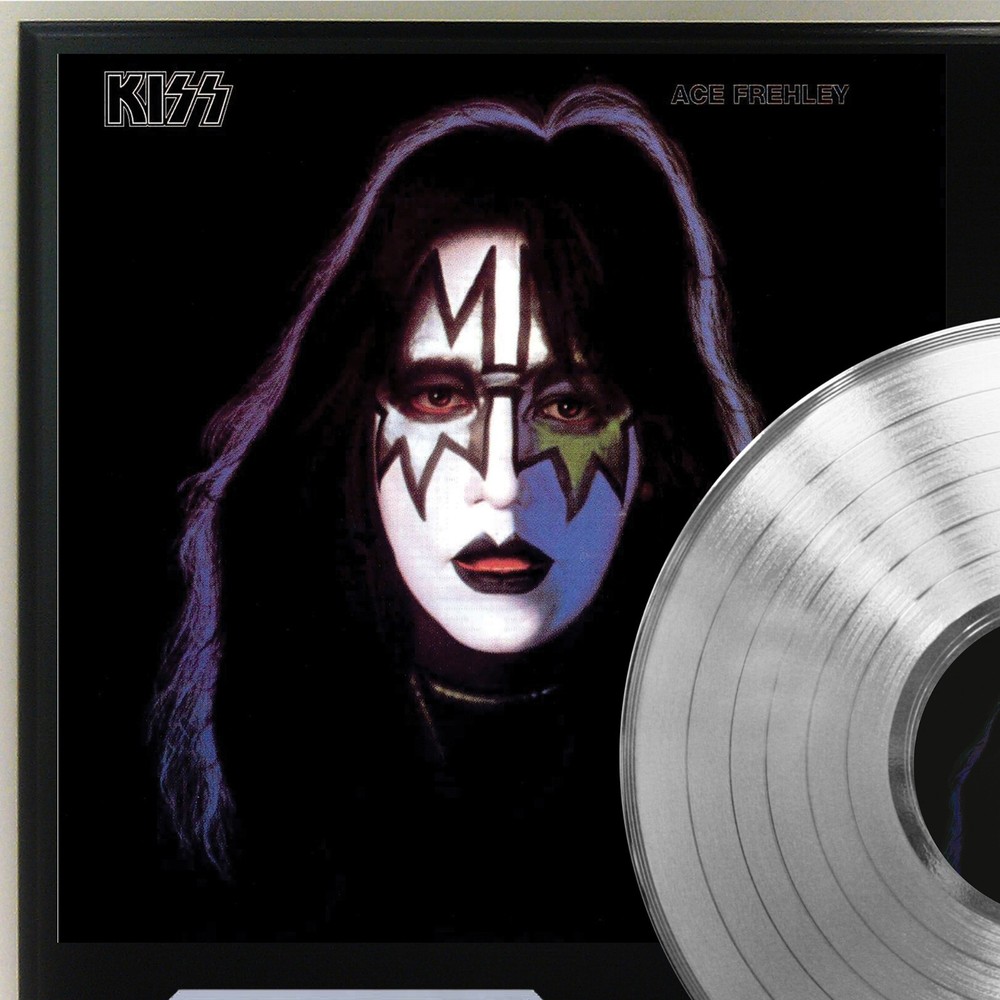 Ace Frehley - Self Title Silver LP Record Plaque Display