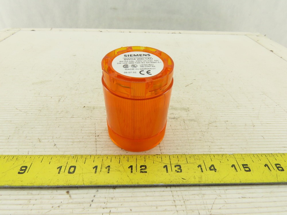 Siemens 8WD4200-1AD Stack Light Element Amber