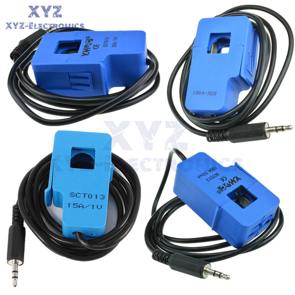 Industrial grade15A-100A Non-invasive AC Current Sensor Split Core Transformer