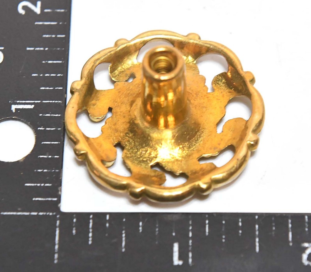 4 MATCHING BRASS NOS DRAWER PULLS OR HANDLES