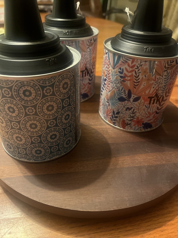 Tiki Tabletop Torch Canisters
