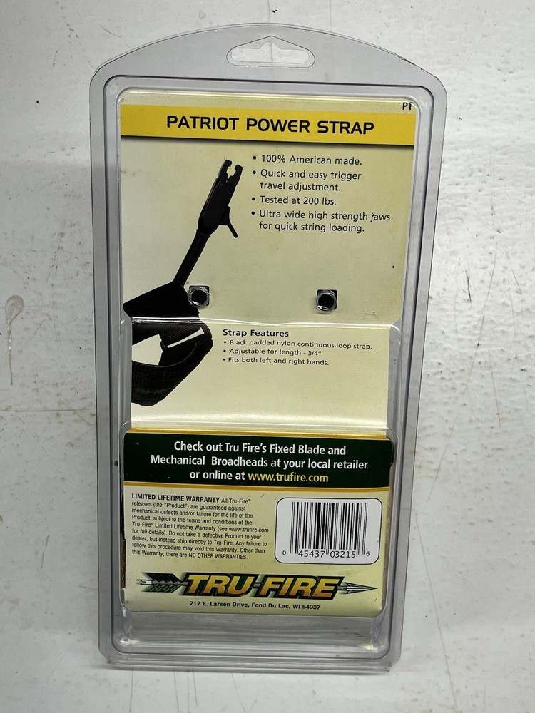 Tru-Fire Release Aids PT Patriot Power Strap