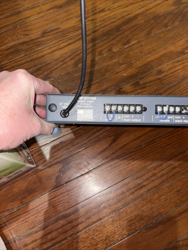 Biamp Advantage Equalizer 8 Channel 3 Band & Microphone Mixer 301e Untested