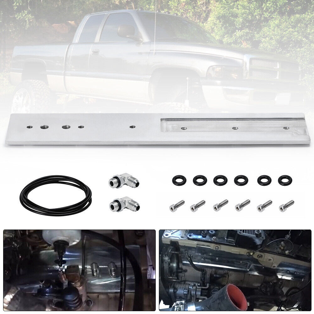 Aluminum Billet Tappet Cover Kit for Cummins 89-02 Dodge Ram 5.9L 12v 24v Diesel