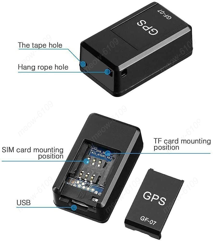 Mini Magnetic GF07 GPS Tracker Real-time Car Truck Vehicle Locator GSM GPRS 2G