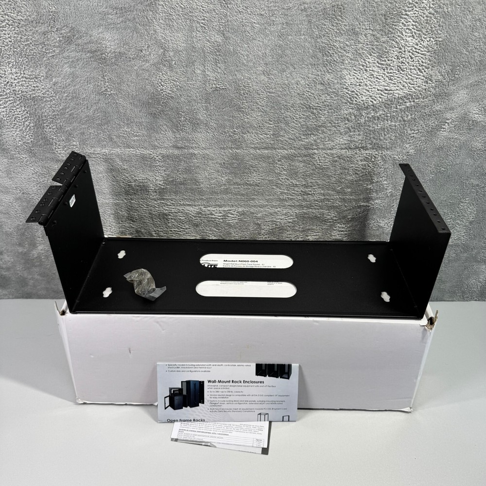 Tripp-Lite N060-004 Hinged Wall Mount Patch Panel Bracket-4U CN7714