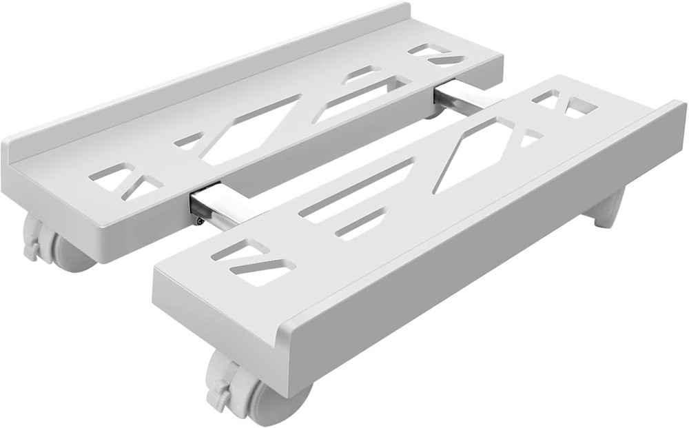 Seloom PC Stand Computer Tower Stand, Adjustable Mobile CPU White