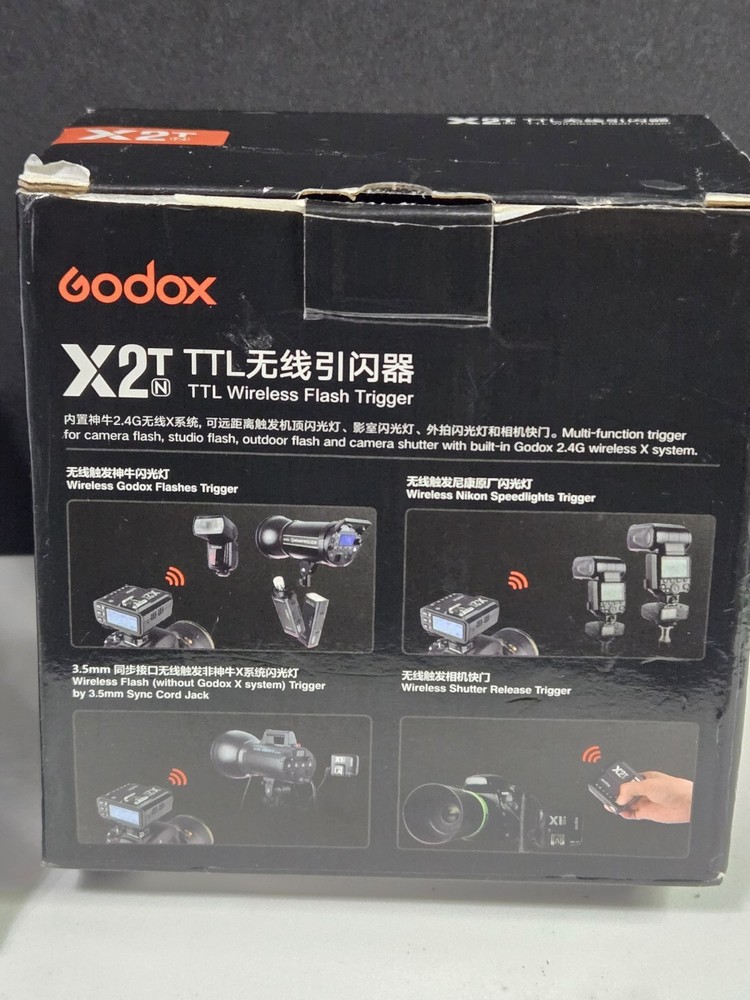 Godox X2T-N TTL Wireless Flash Trigger for Nikon | 2.4GHz Remote Transmitter | X