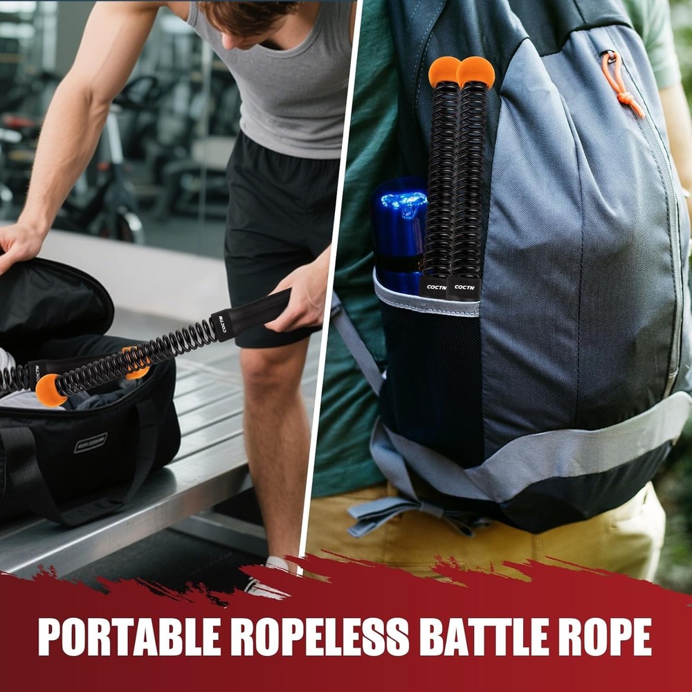 Weighted Exercise Rope for HIIT Training