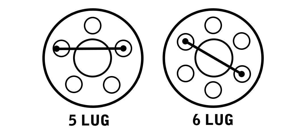 1963-1987 Chevy C10 Rear Disc Brake Kit, Drilled & Slotted 5 Lug Bolt Pattern