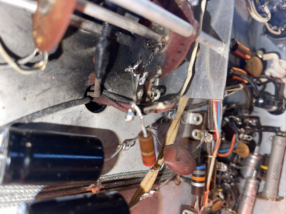 Globe Scout Deluxe Transmitter Rough Shape Works Not Pretty But Rare Switch Burn