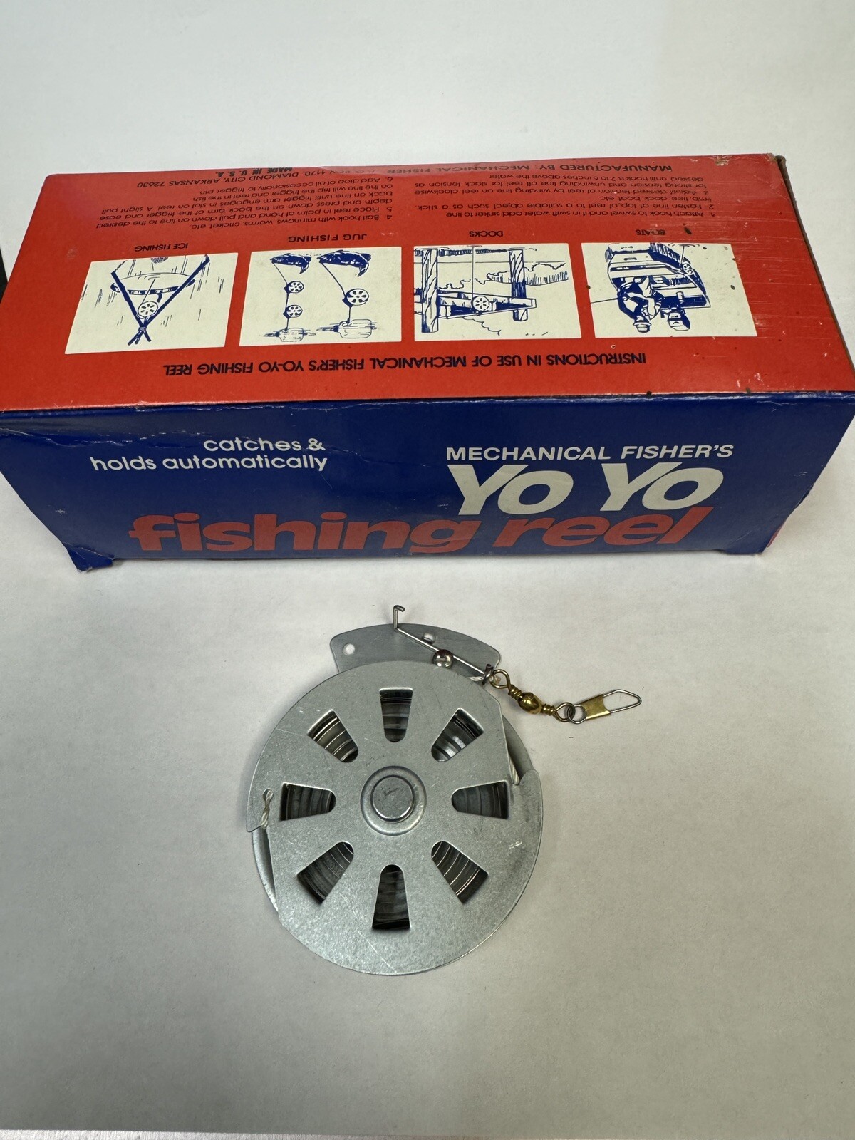 1 YoYo - Mechanical Automatic Survival Fishing Snare Reel Yo Yo Hunting