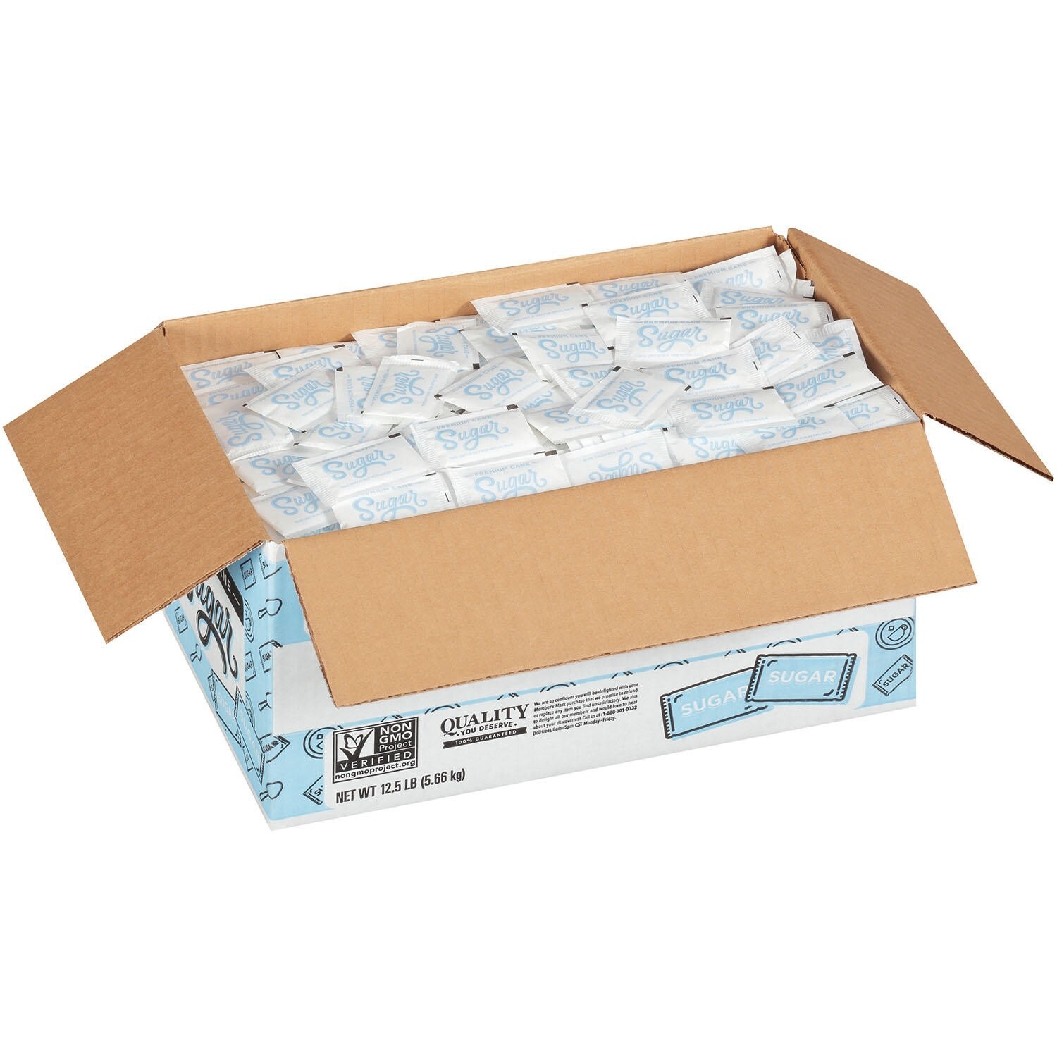 Member's Mark Premium Cane Sugar Packets 2,000 ct., Restaurant Quality