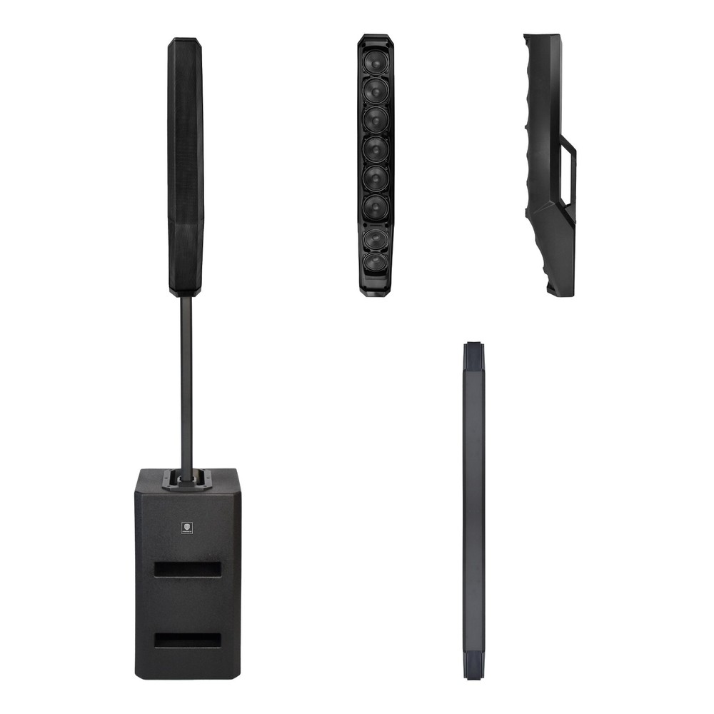 PRORECK 800EX DJ Powered Speaker System Array Speaker 12 -inch 800W for Party