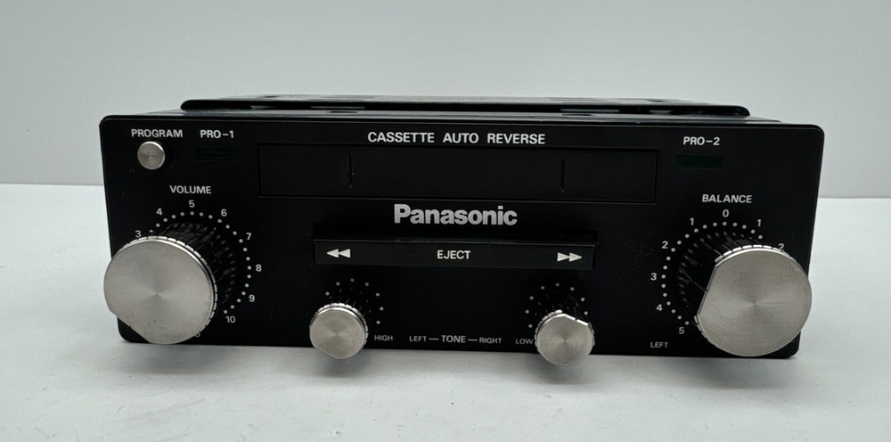 Panasonic Car Cassette Player Model Cx-7100eu Auto Reverse Works!